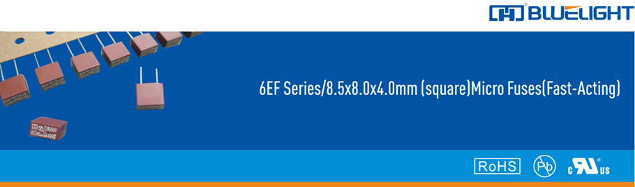 6EF 方型微型快断保险丝(图1) 6EF 方型微型快断保险丝(图1)